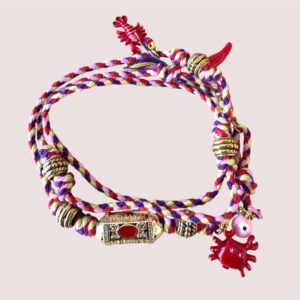 Cordón rojo con tubito positive