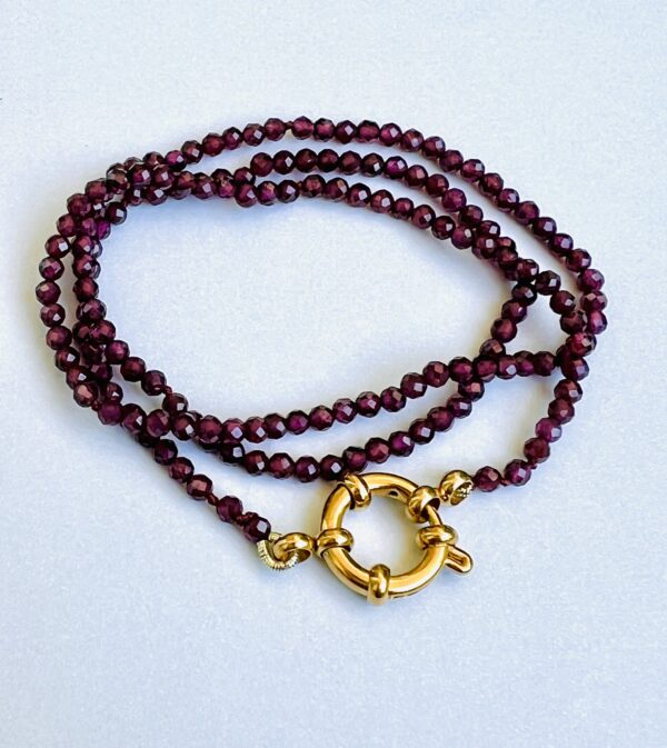 Collar marinero granate