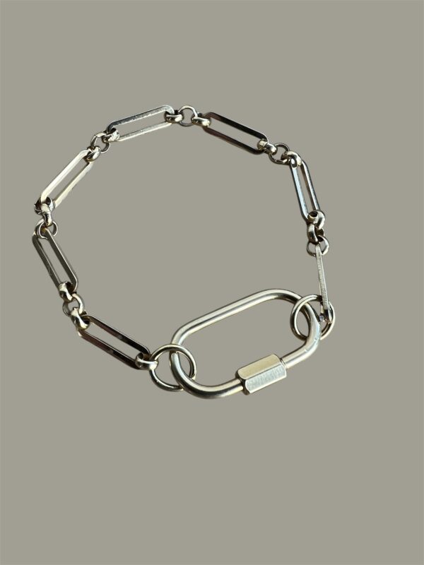 Pulsera Chunky Locker dorada