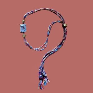 Pulseira cristal macrame